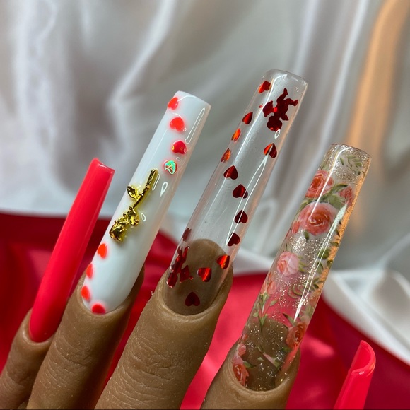 10 piece Press Ons Maximum Square size Medium - Picture 4 of 11